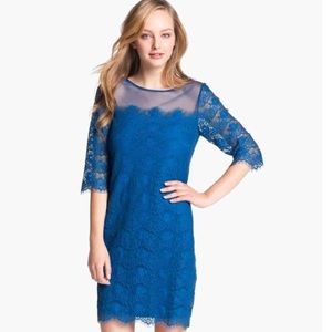 BCBG blue cocktail dress